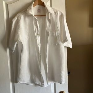 Mens brooks brothers short sleeve shirt